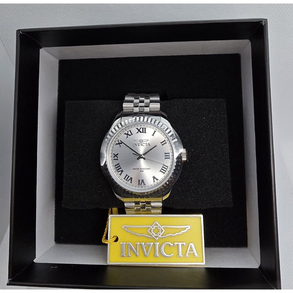 Invicta Specialty Quartz Women's Watch Silver Tone Dial Steel Bracelet 47409